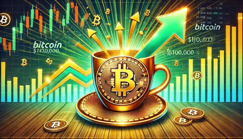 Bitcoin BTC kaufen prognose Cup-and-Handle