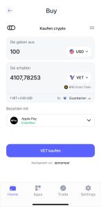 best wallet vechain kaufen