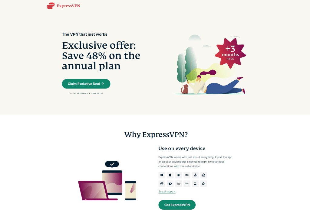 expressVPN home