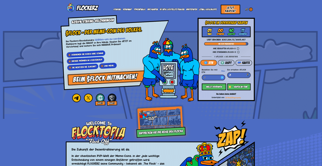 flockerz homepage