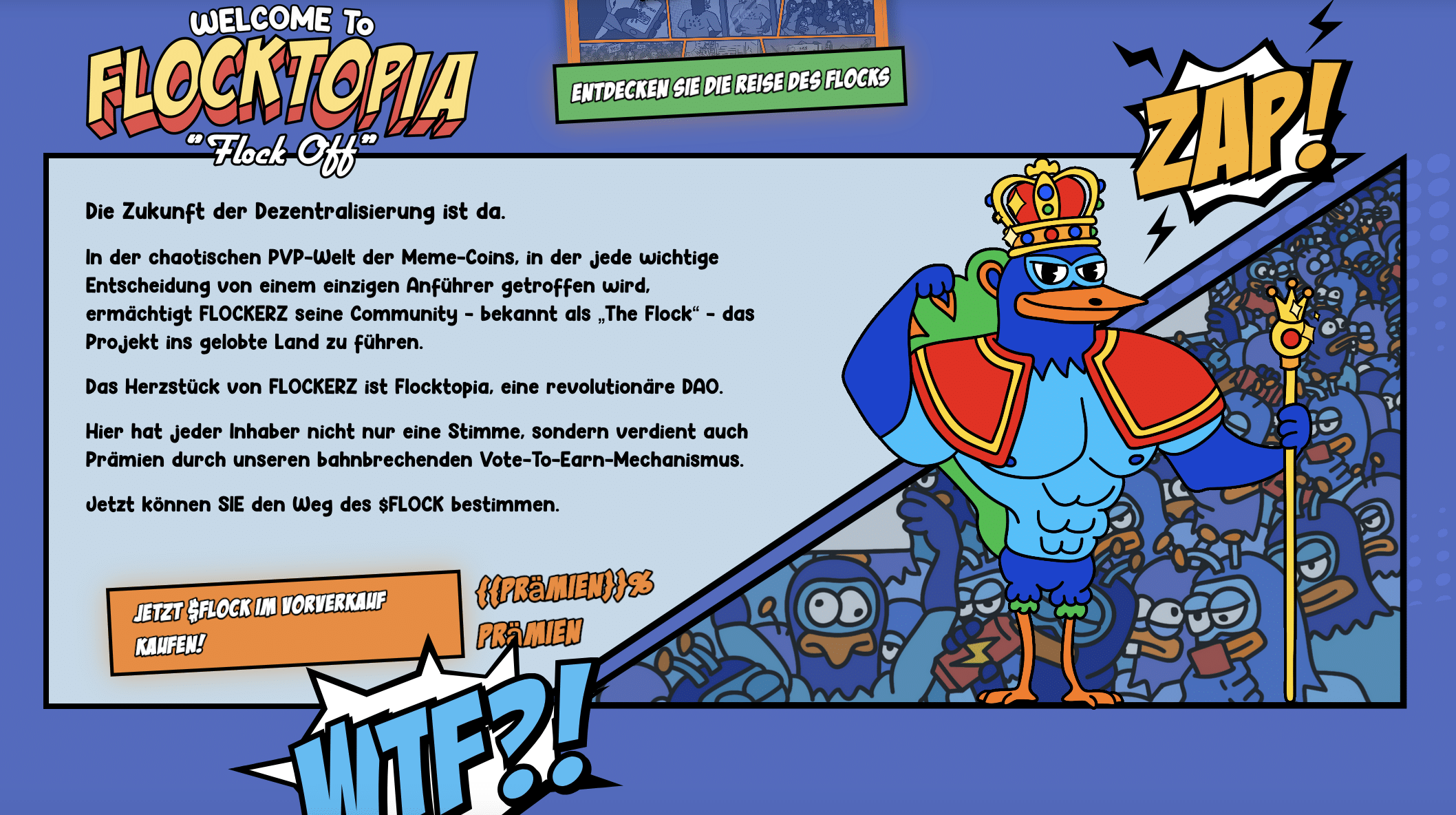 Flocktopia legt die Macht zurück in die Hände der Community | Quelle: Flockerz.com