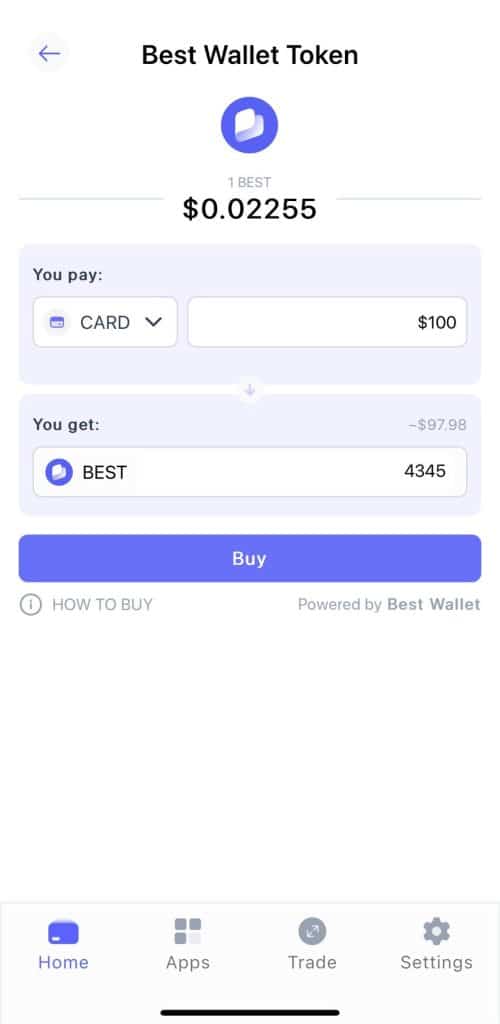 best wallet token kaufen