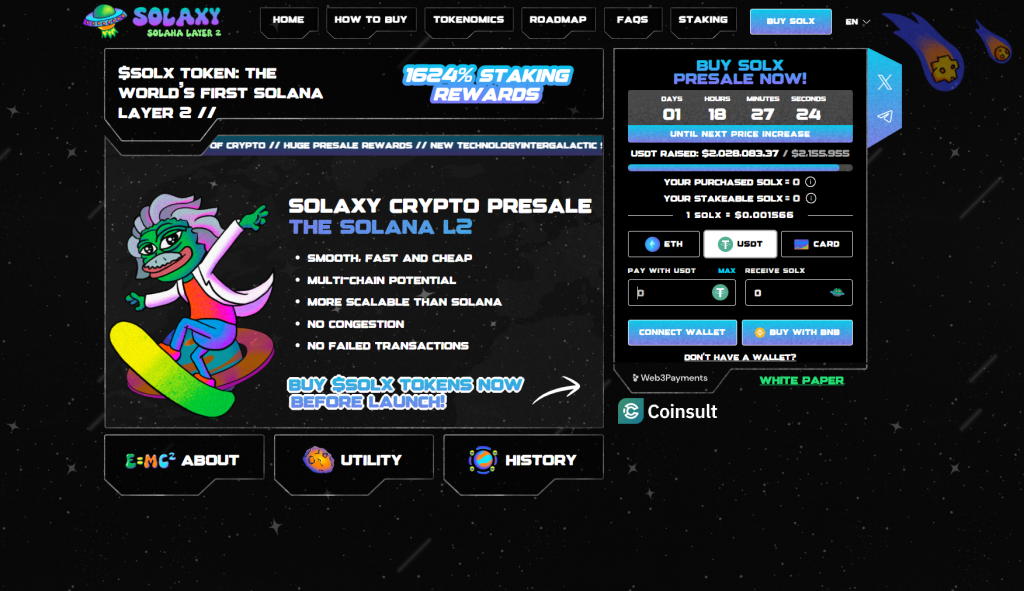 solaxy homepage