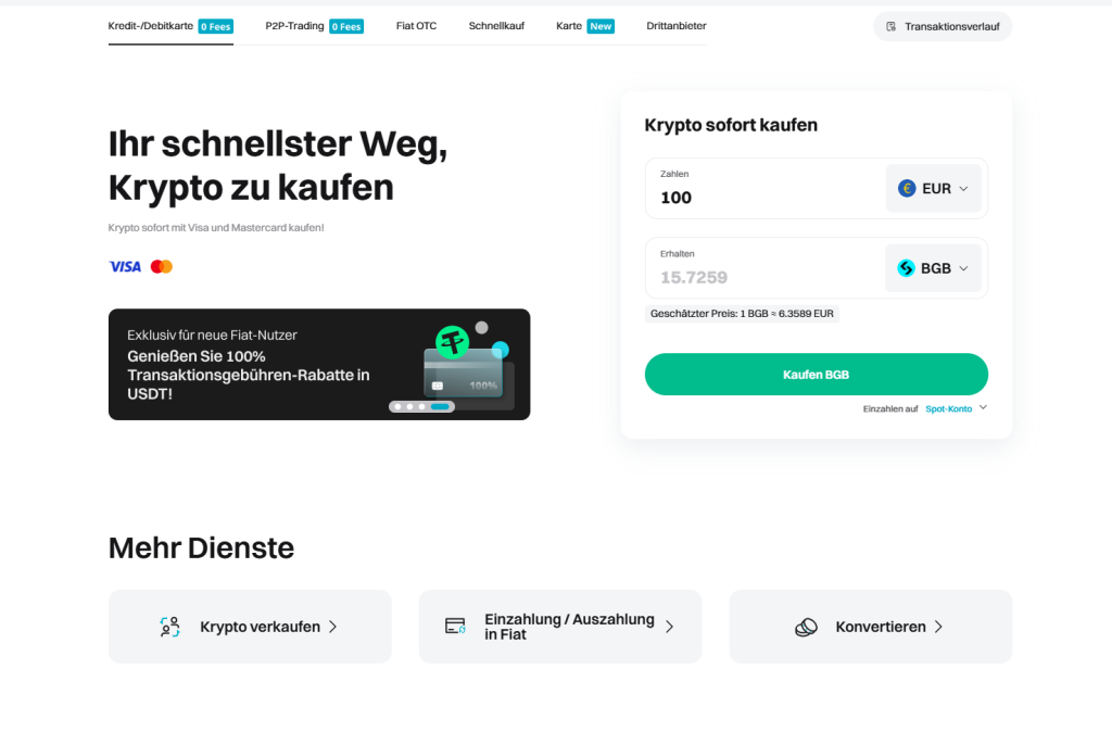 bitget token kaufen