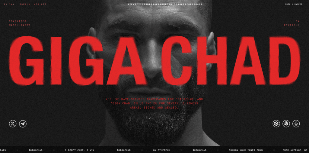 Gigachad homepage