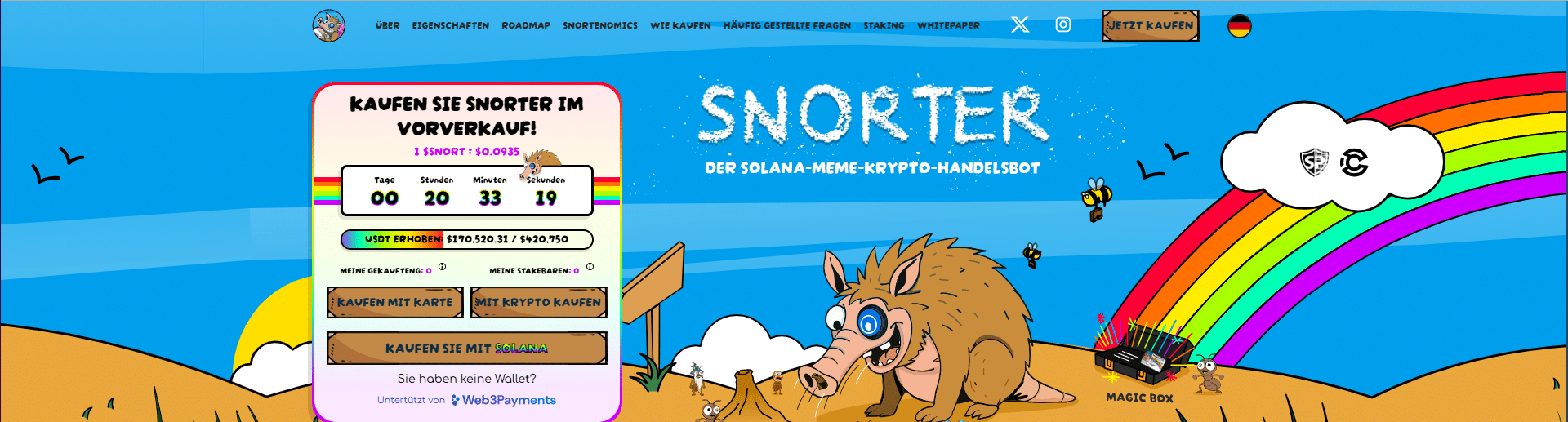 Snorter Token Presale