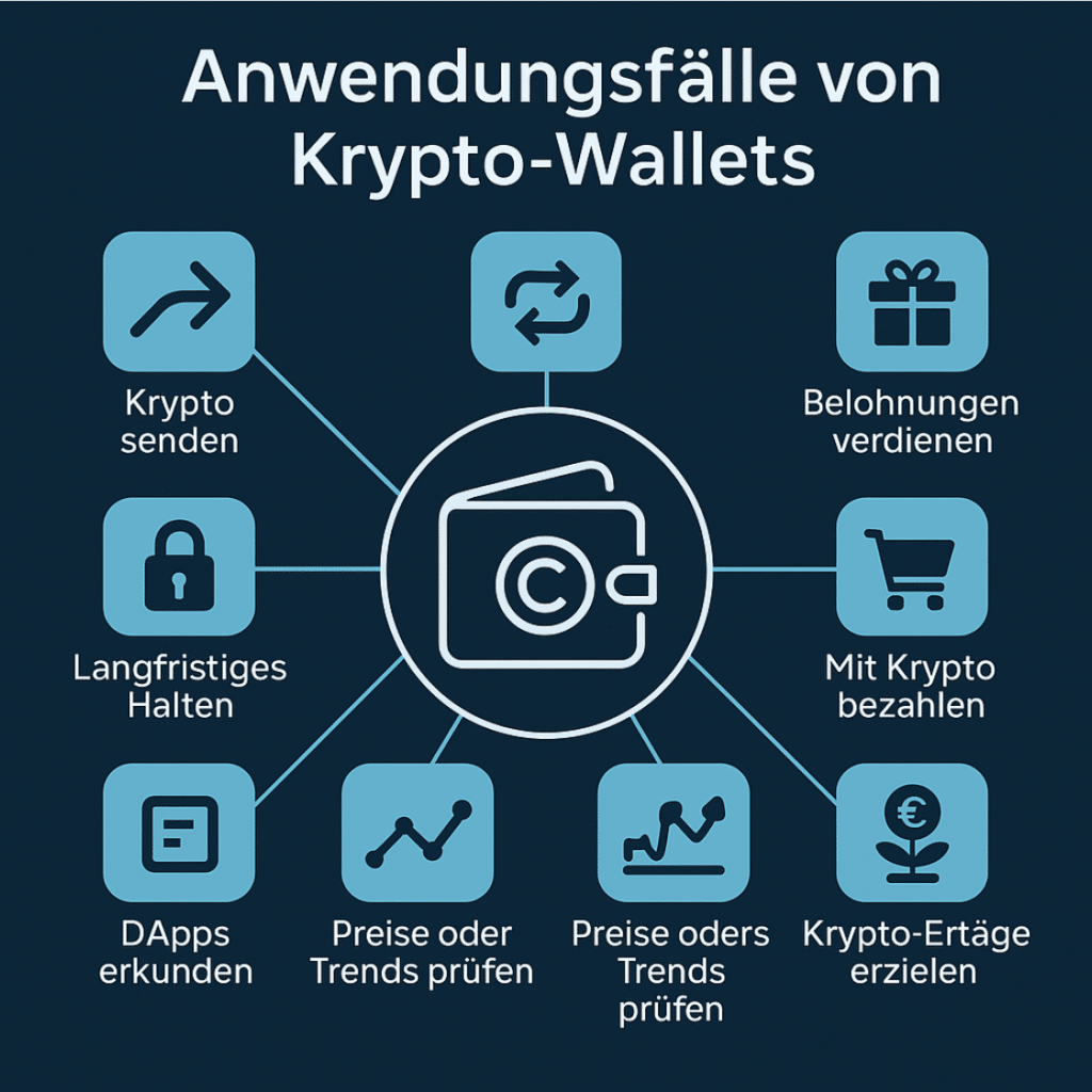 Anwendungsfalle von Krypto Wallets