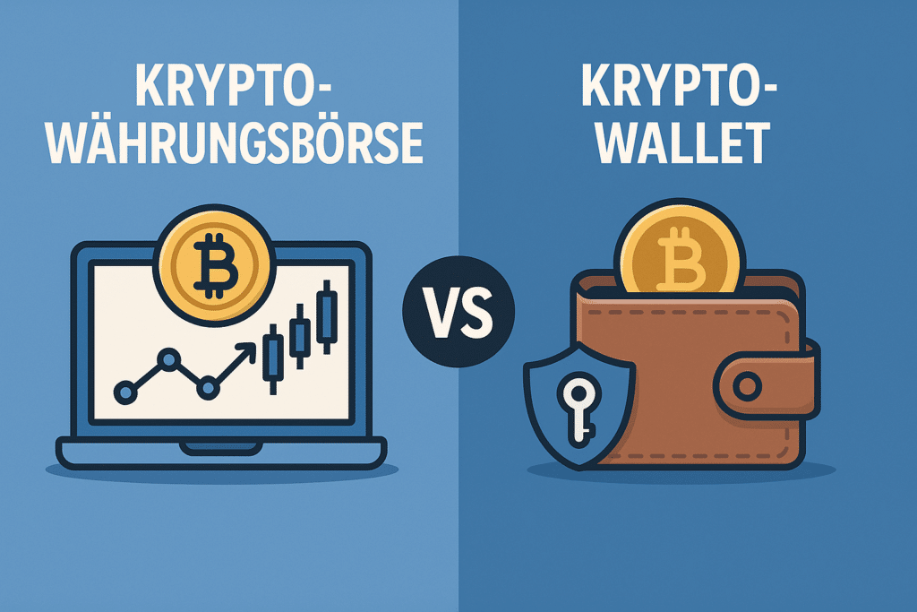 Kryptobörse vs. Krypto Wallet