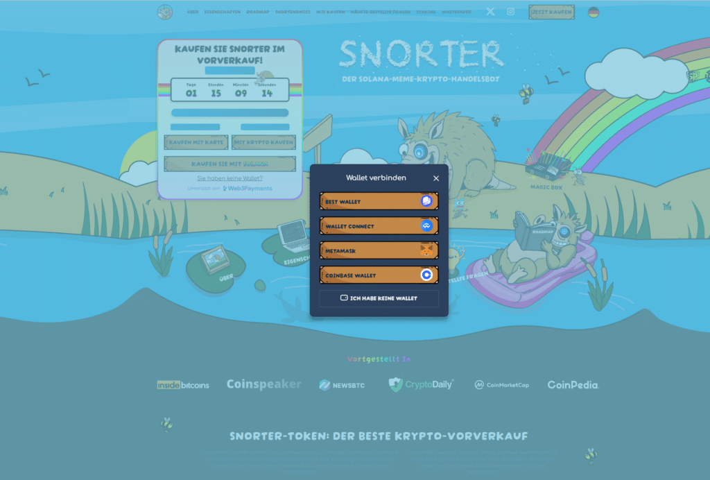 Snorter Token Wallet verbinden