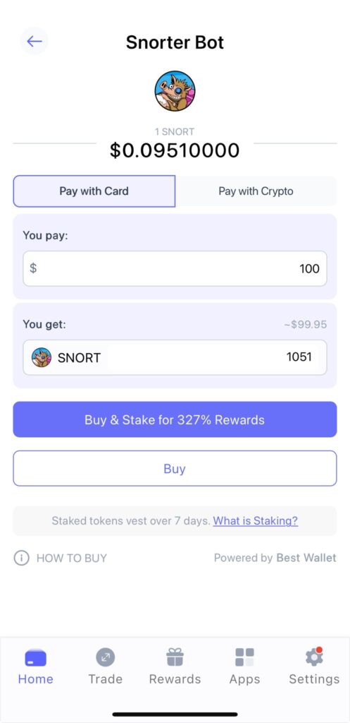 Snorter Token kaufen