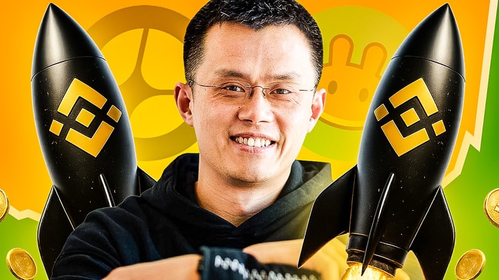 Changpeng Zhao CZ Binance CEO Kryptowährung Wachstum Raketen Bitcoin Investment