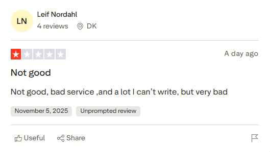 Margex trustpilot 3