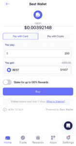 Best Wallet Token kaufen nach Presale