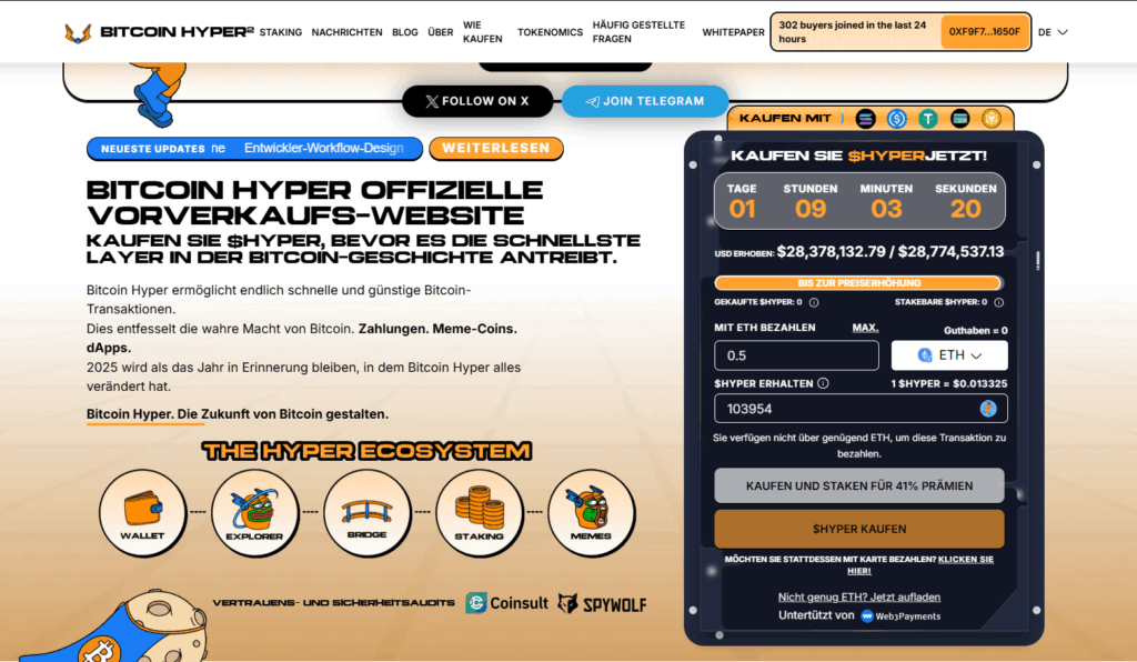 Bitcoin Hyper kaufen