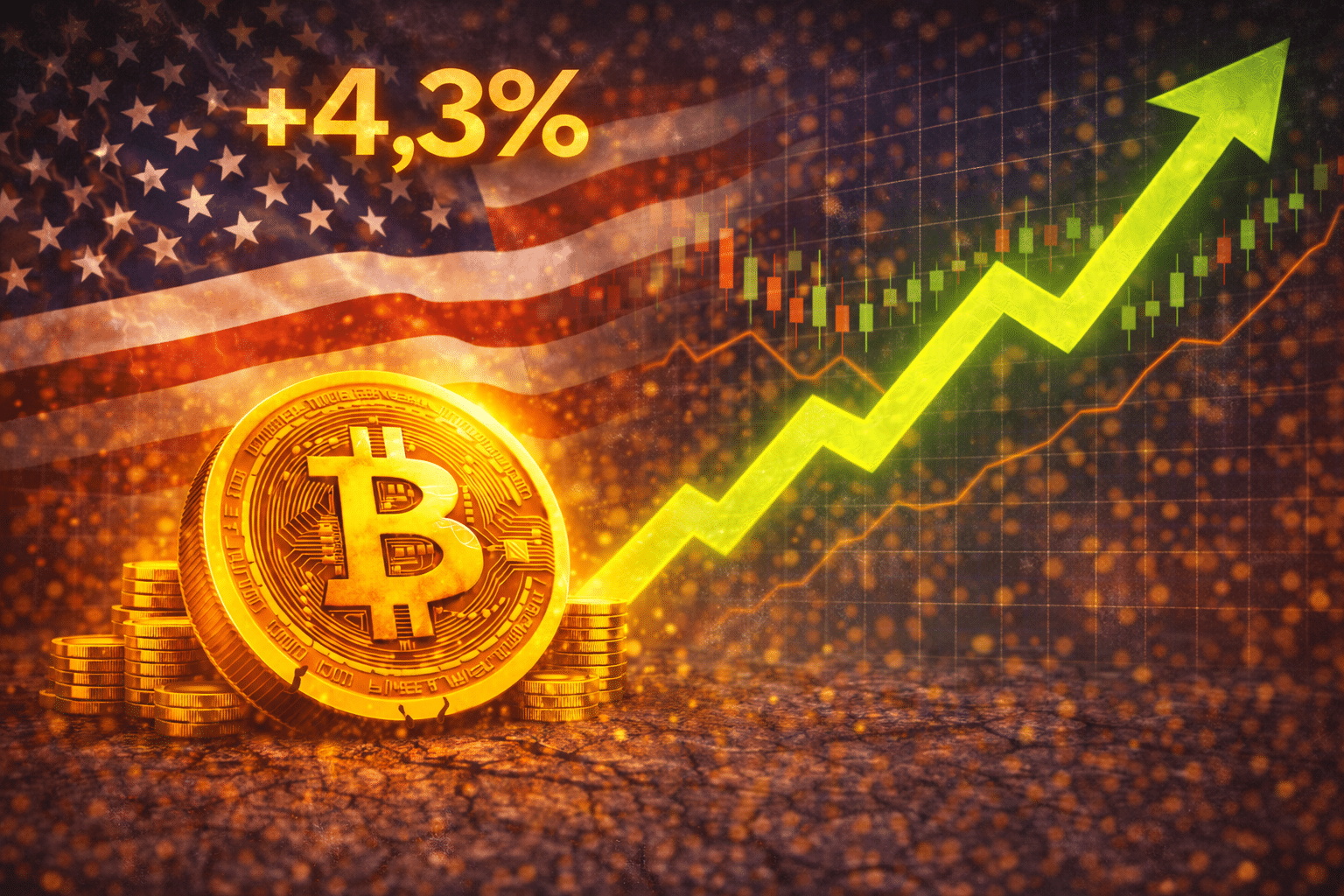 Darum ist der Anstieg des US-GDP auf 4,3 % so bullisch für Bitcoin und Co.