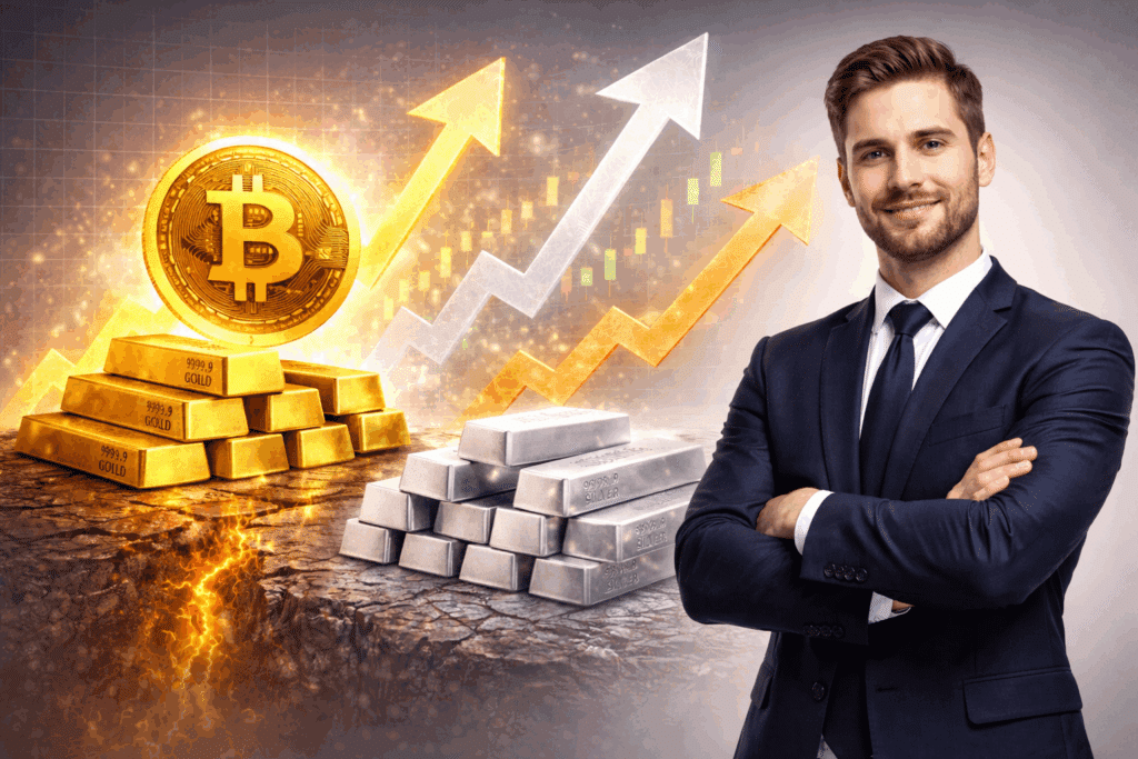 Bitcoin BTC Gold Silber kaufen Prognose