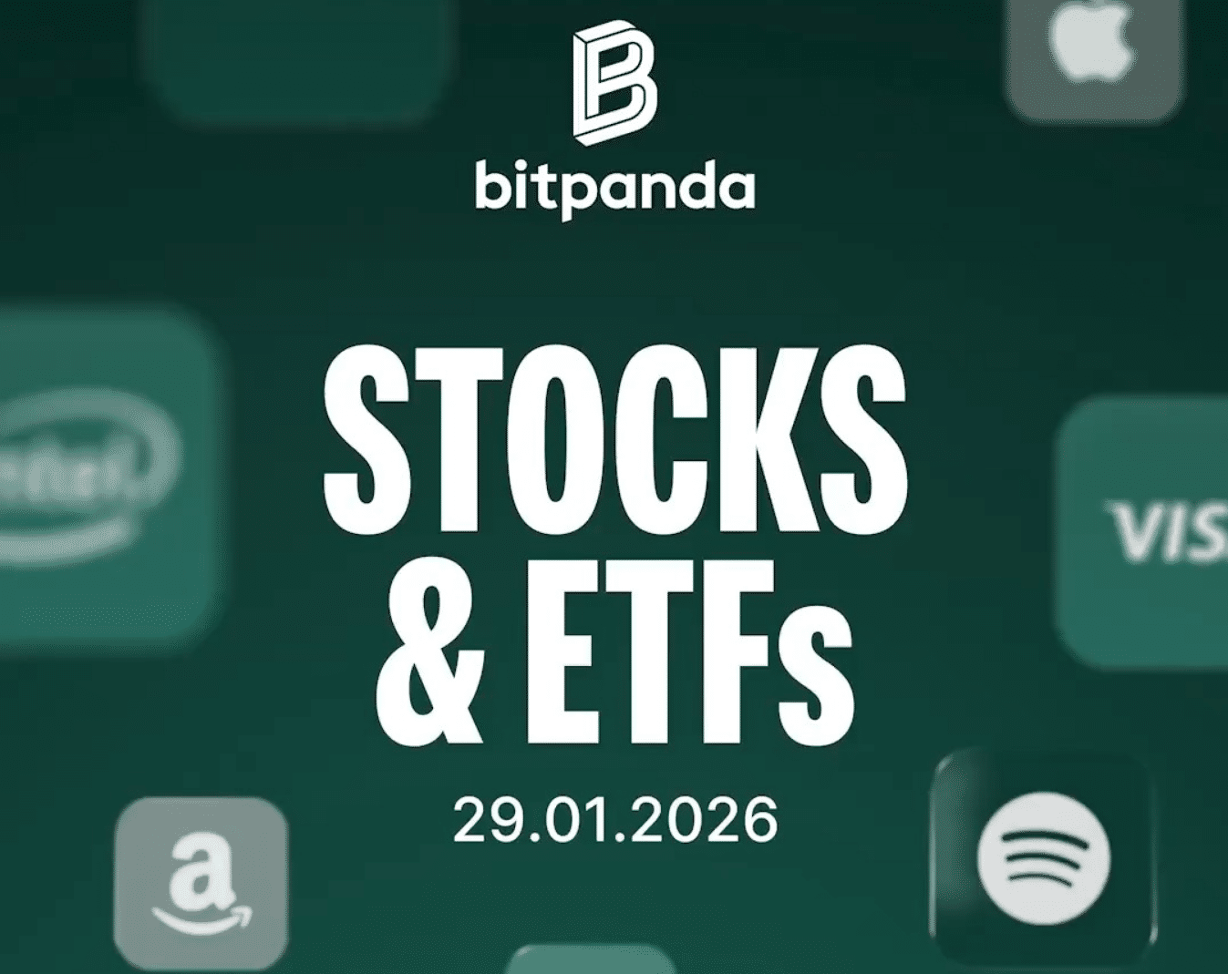 Bitpanda startet Aktien & ETFs – 1 % Cashback bis Feb 2026
