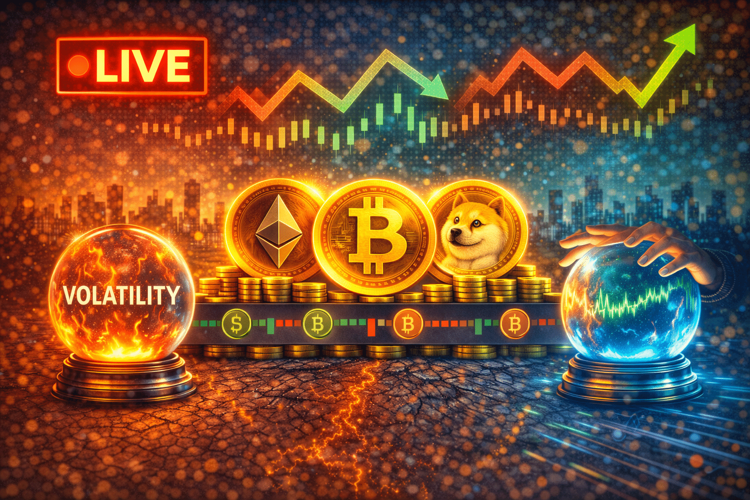 Volatilität kaufen prognose Bitcoin BTC Altcoins