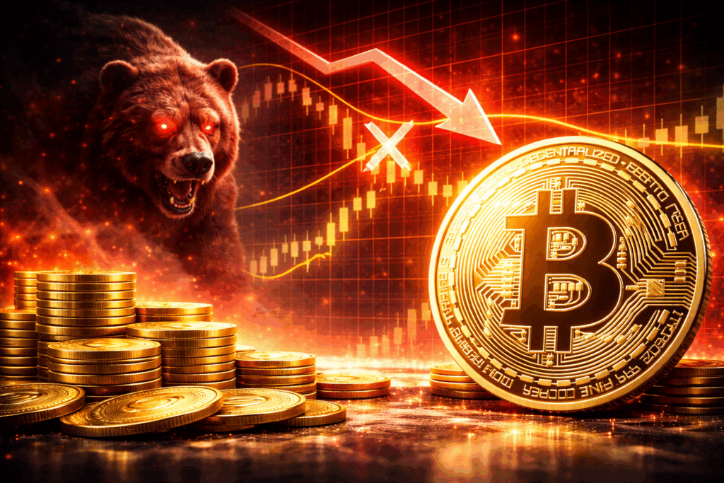 Bärenmarkt Bullen Bären Cross Bitcoin BTC kaufen Prognose