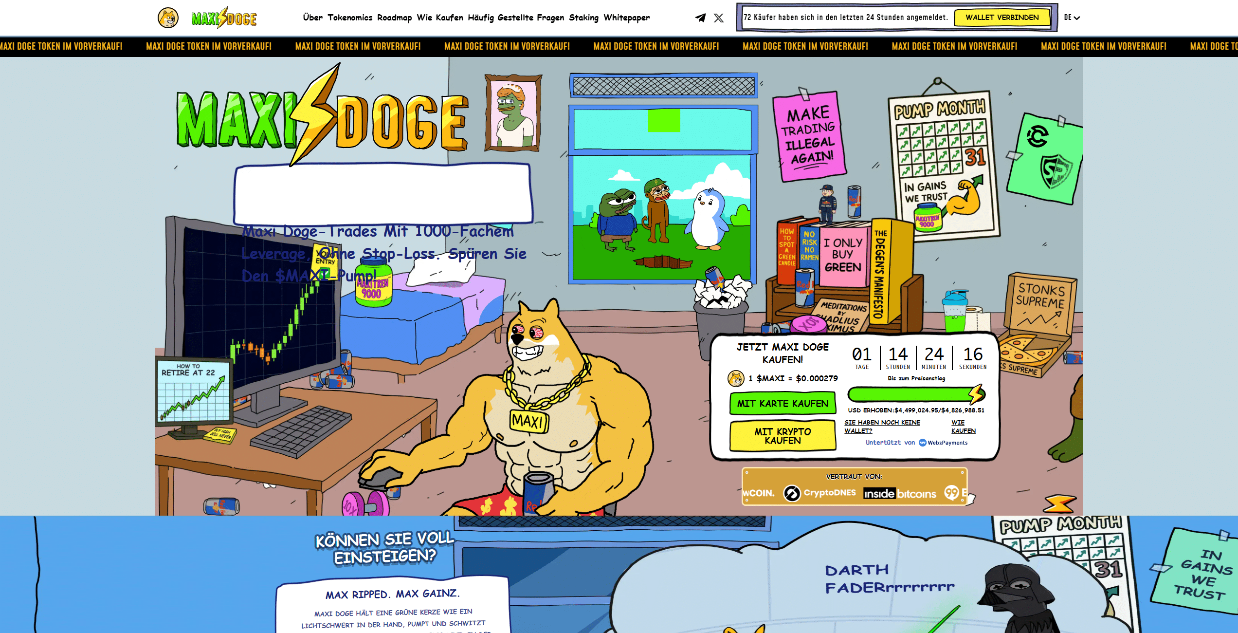 DOGE News: Dogecoin erhält ersten Spot-ETF – Maxi Doge rückt als  spekulativer Ableger in den Fokus