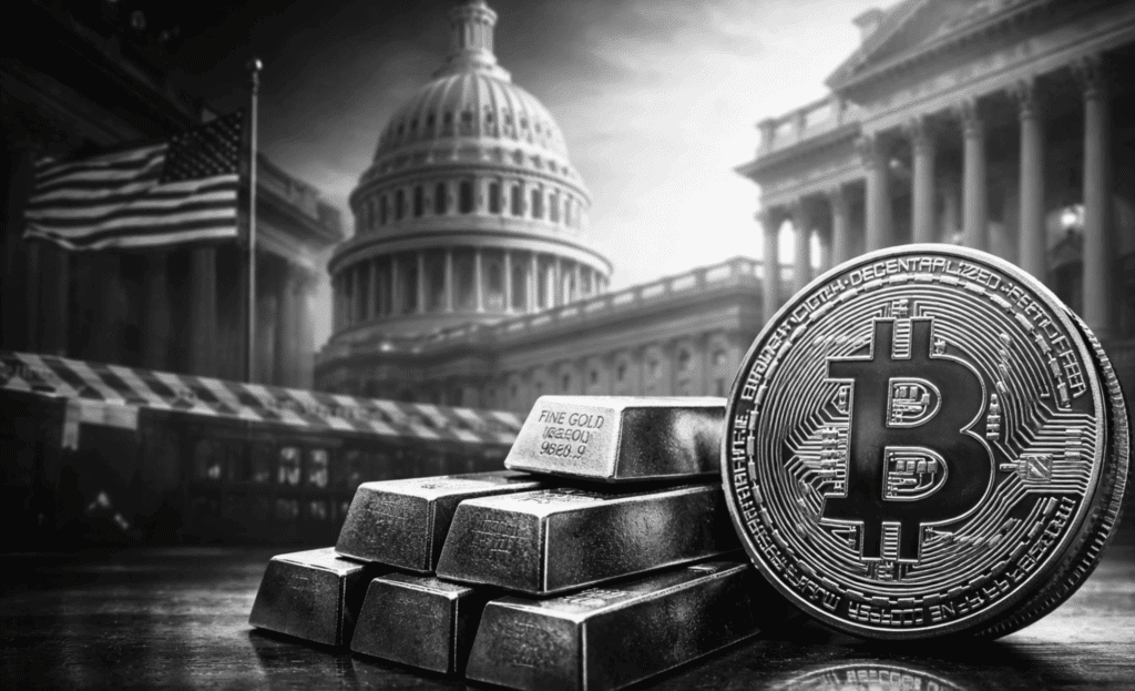 Shutdown Gold Bitcoin
