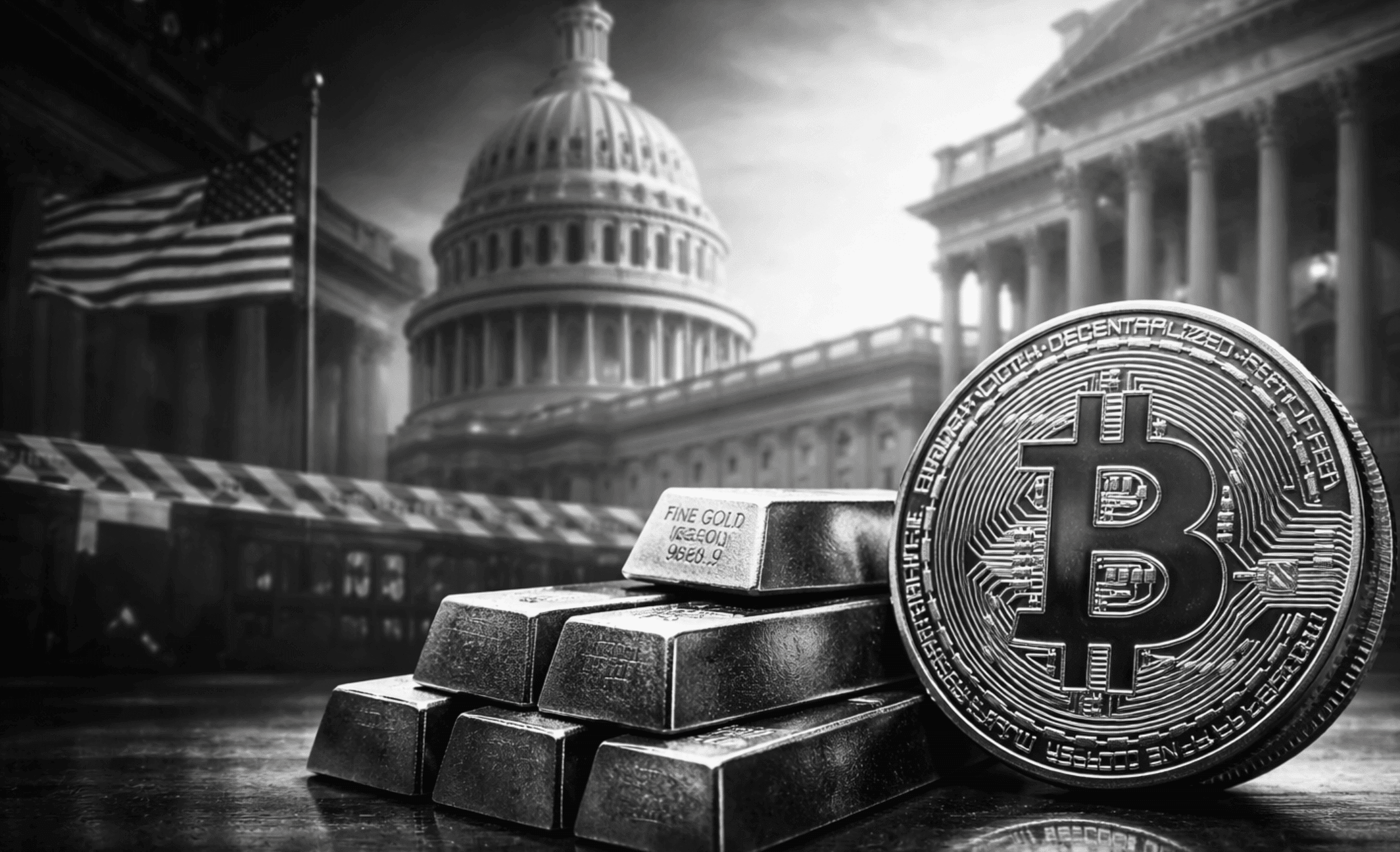 Shutdown Gold Bitcoin