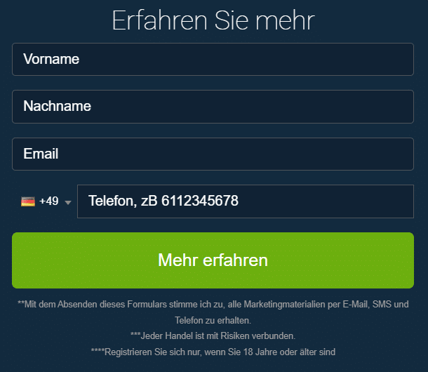 FinAi Registrierung