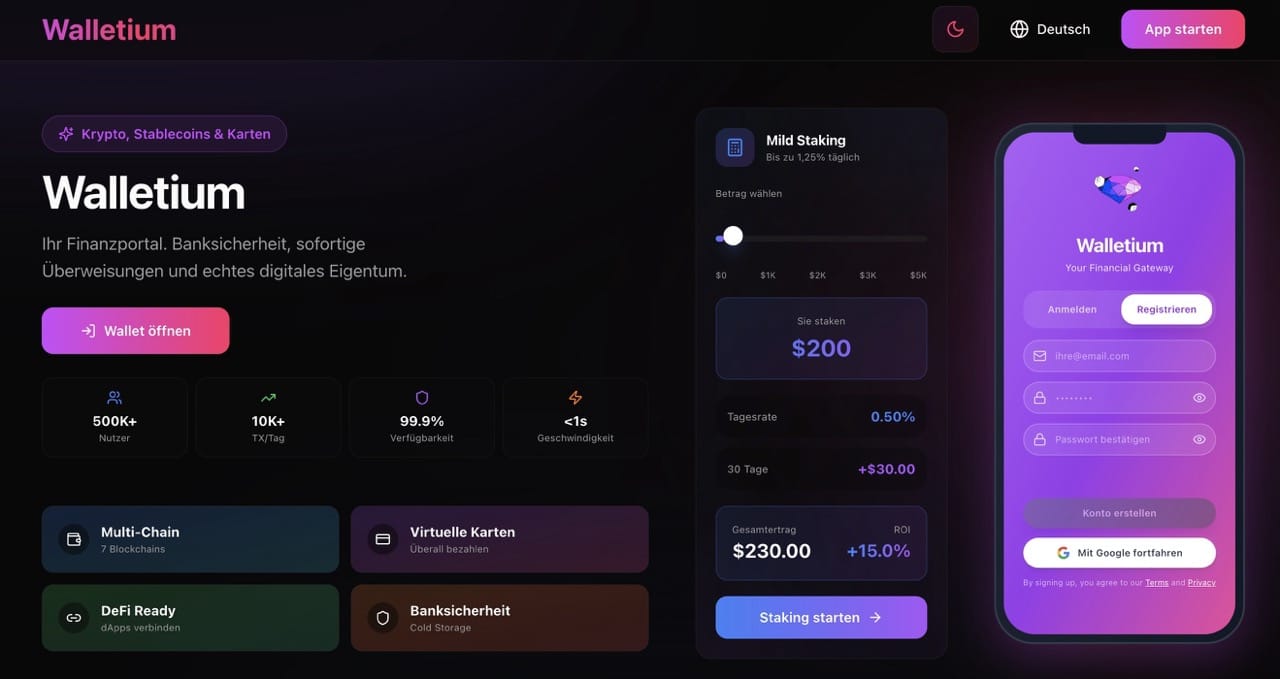 Walletium Web3 Wallet