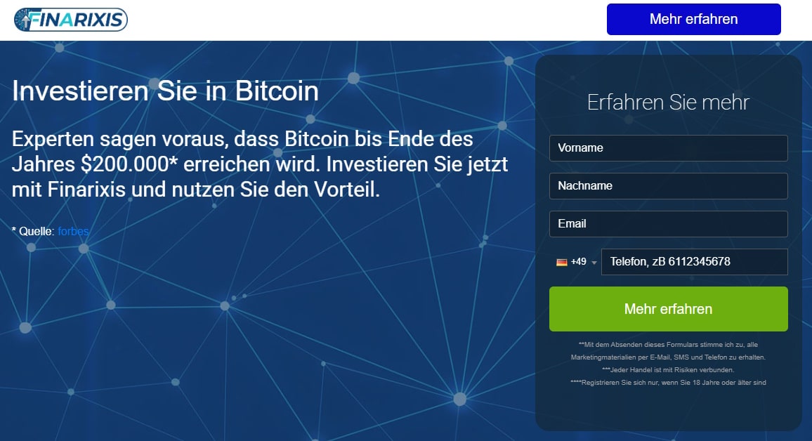 Finarixis Erfahrungen