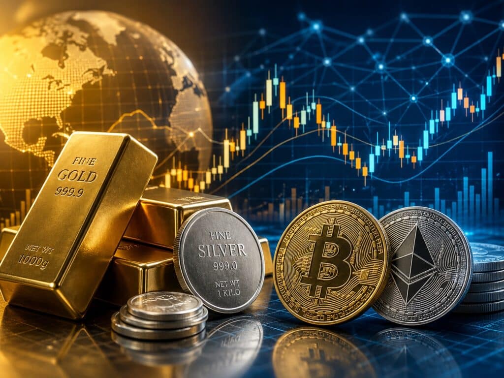 Edelmetalle und digitale Assets