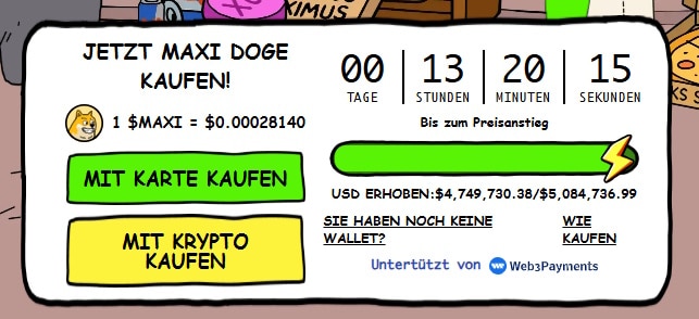 Maxi Doge Kaufmethode