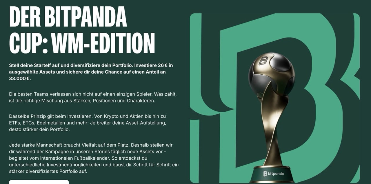 Bitpanda Cup Webseite