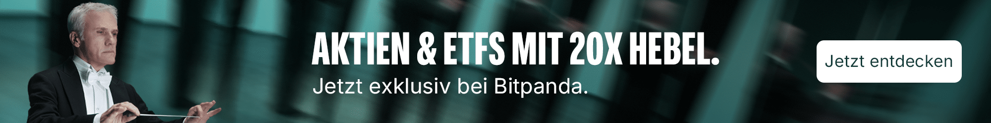 Bitpanda Aktien und ETFs mit 20x Hebel