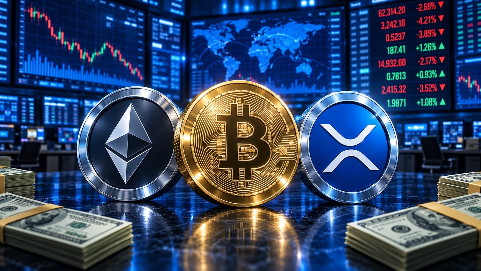 Wall Street Kauft Den Dip Bei Bitcoin Ethereum Und XRP