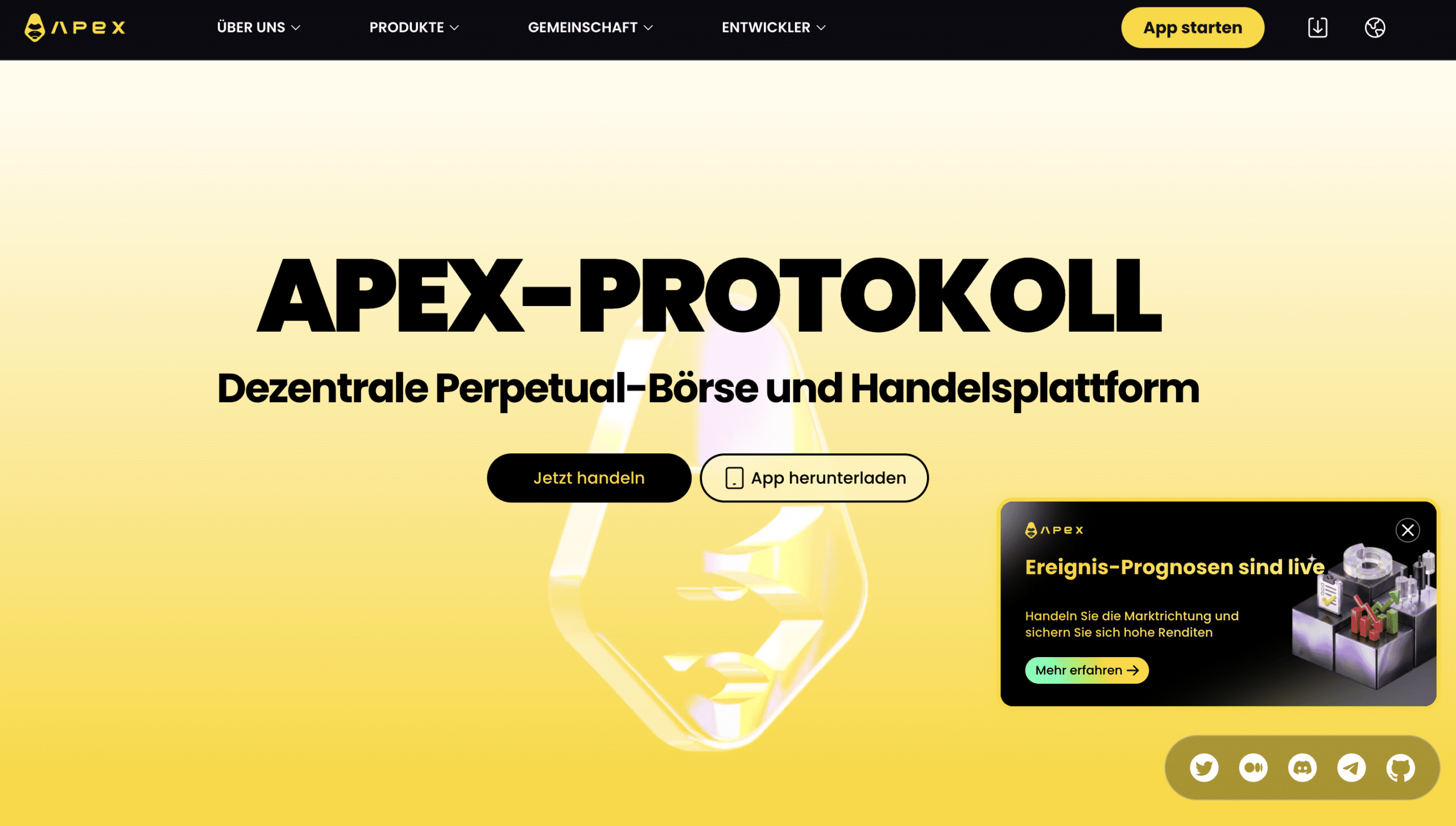apex omni krypto ohne kyc handeln