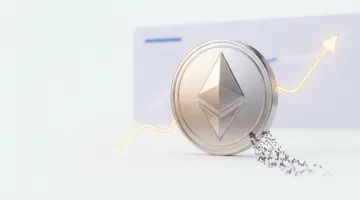 Ethereum-Münze mit steigender Kursbewegung trotz abfließender ETF-Mittel