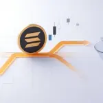 Solana-Motiv an einer technischen Kurskreuzung mit sichtbar nachlassenden ETF-Kapitalflüssen