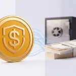 Stablecoin und US-Staatsanleihen als Symbol für mögliche Dollar-Förderung