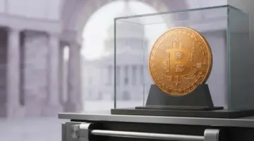 Bitcoin in a secure institutional vault symbolizing long-term protection of US government reserves